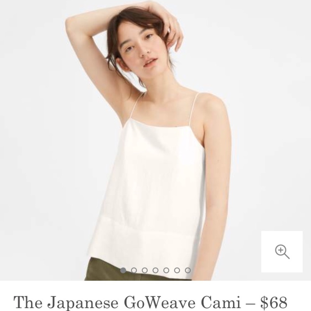2018 Everlane spaghetti-strap, structured cami